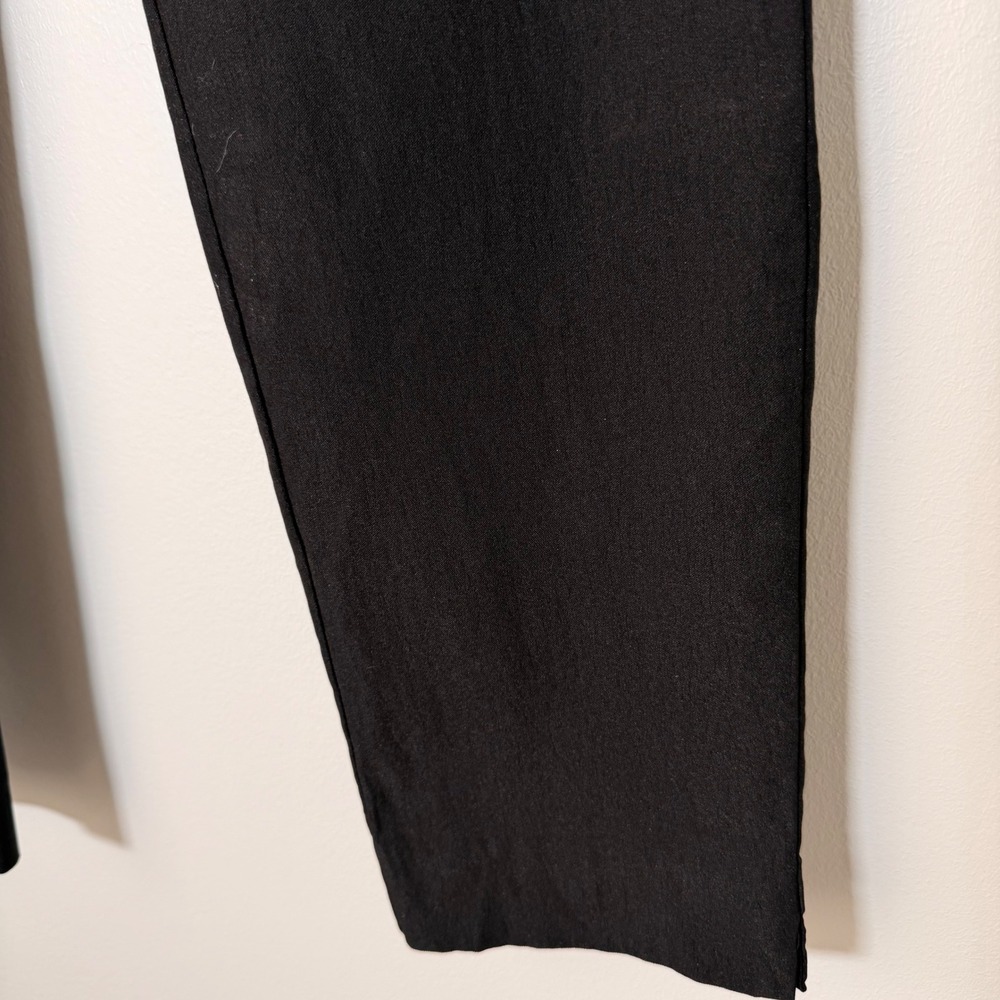 Chicos Slimming Classic Black Ankle Pant (3/XL/16) Stretch Minimal Closet Staple - Picture 7 of 12